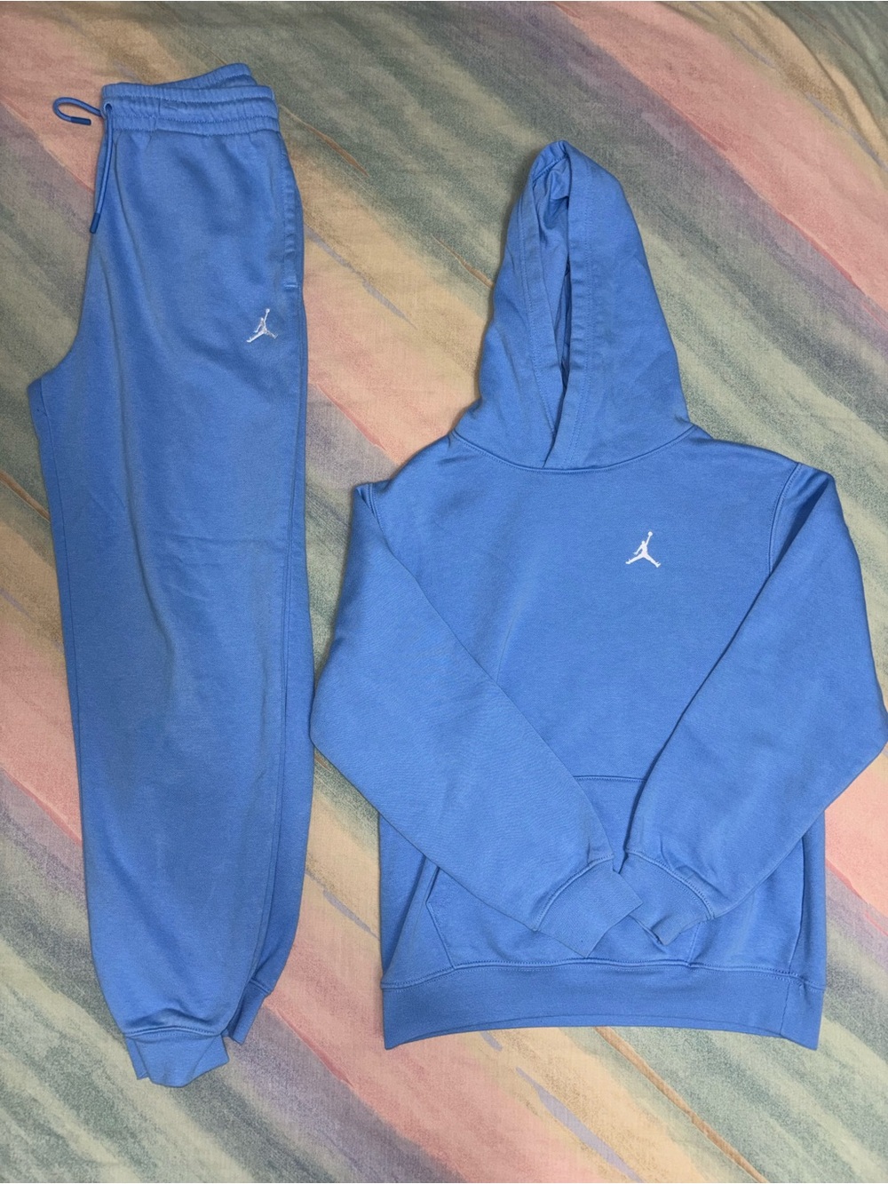 Jordan Brooklyn Fleece kids size L 2-Piece Pullover Hoodie joggers Set